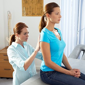 Patient receiving physiotherapy for Low Back Pain Hertfordshire
